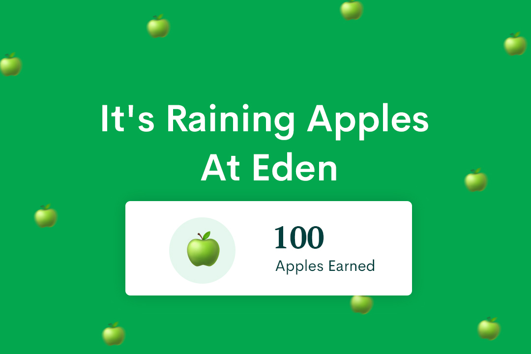 It’s Raining Apples At Eden